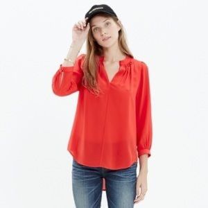 Madewell silk top